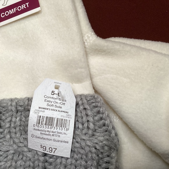 Time and Tru Women’s Comfort Sock Easy On/Off NWT Size Small 5-6 - Picture 4 of 6